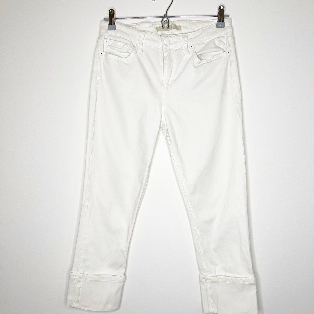 Joe’s Jeans White Cropped Skinny Jeans Women’s 29 Project Denim